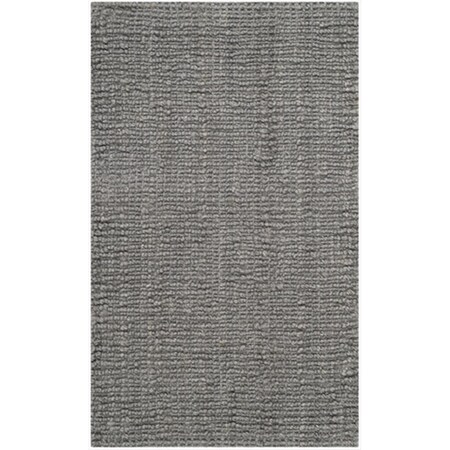 Safavieh 2 ft. 6 in. x 4 ft. Runner Casual Light Grey Natural Fiber Rug NF447G-24
